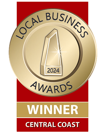 Woodport Early Learning Centre, 2024 Central Coast Local Business Award winner badge